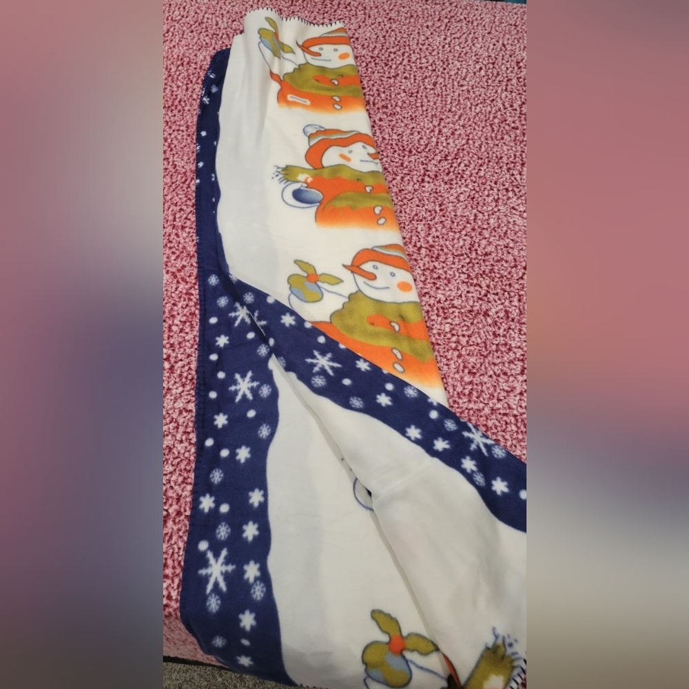 Snowman Throw Blanket